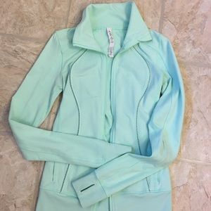 Lululemon Nice Asana in Fresh Teal 2 or 4 jacket